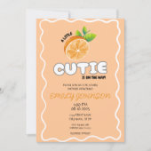 Eine kleine Süsse mit Kinderdusche Einladung (Vorderseite)