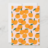 Eine kleine Süsse mit Kinderdusche Einladung (Rückseite)