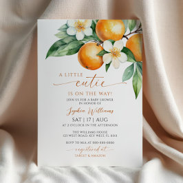 Eine kleine Süsse mit Kinderdusche Einladung