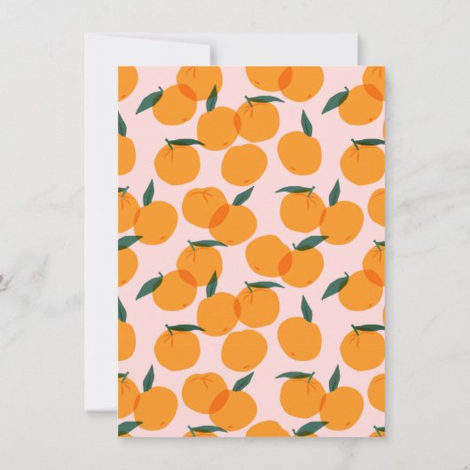 Eine kleine Süsse mit Kinderdusche Einladung (Rückseite)