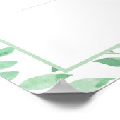 Eine kleine Süsse Moderne Babydusche Begrüßungspak Poster (Ecke)