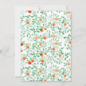 Eine kleine Süsse moderne Babydusche Einladung (Rückseite)