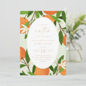 Eine kleine Süsse | Moderne Neutrale-Babydusche Einladung (Stehend Vorderseite)