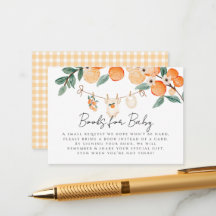 Eine kleine Süsse Orange Citrus Bücher für Baby