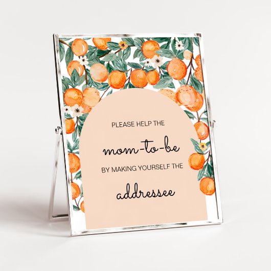 Eine kleine Süsse Orange Envelope Station Poster