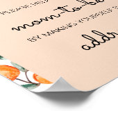 Eine kleine Süsse Orange Envelope Station Poster (Ecke)