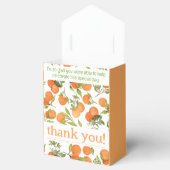 Eine kleine Süsse Orange versteckte Botschaft Viel Geschenkschachtel (Geöffnet)