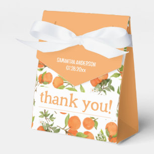 Eine kleine Süsse Orange versteckte Botschaft Viel Geschenkschachtel