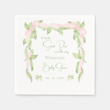 Eine kleine süße Pea Pink Girl Babydusche