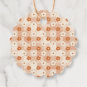 Eine kleine Süsse Pie Baby Dusche Danke Geschenkanhänger (Rückseite)