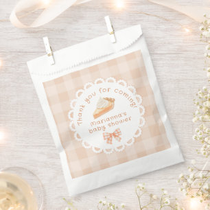 Eine kleine Süsse Pie Baby Dusche Danke Geschenktütchen
