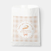 Eine kleine Süsse Pie Baby Dusche Danke Geschenktütchen (Vorderseite)