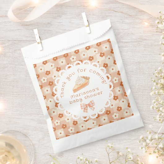 Eine kleine Süsse Pie Baby Dusche Danke Geschenktütchen (Ausgeschnitten)