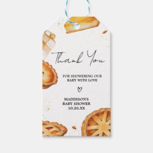 Eine kleine Süsse Pie Baby Dusche Liebesmarken Geschenkanhänger