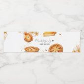 Eine kleine Süsse Pie Baby Dusche Wasserflaschenetikett (Einzelnes Label)