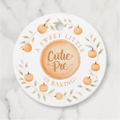 Eine kleine Süsse Pie | Babyparty Geschenkanhänger (Vorderseite)