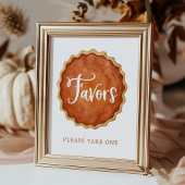 Eine kleine Süsse Pie Fall Baby Dusche Favorit Sch Poster