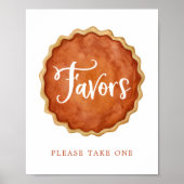 Eine kleine Süsse Pie Fall Baby Dusche Favorit Sch Poster (Vorne)