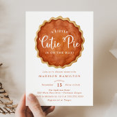 Eine kleine Süsse Pie Fall Pumpkin Baby Dusche Einladung