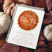 Eine kleine Süsse Pie Fall Pumpkin Baby Dusche Einladung