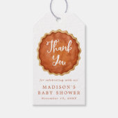 Eine kleine Süsse Pie Fall Pumpkin Baby Dusche Gef Geschenkanhänger (Vorderseite)
