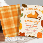 Eine kleine Süsse Pie ist unterwegs Baby Dusche. Einladung