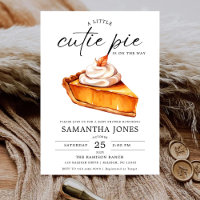 Eine kleine Süsse Pie Pumpkin Fall Baby Dusche
