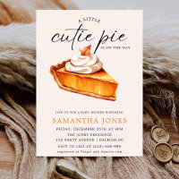 Eine kleine Süsse Pie Pumpkin Fall Baby Dusche
