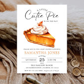 Eine kleine Süsse Pie Pumpkin Fall Baby Dusche Einladung