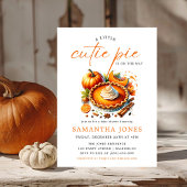 Eine kleine Süsse Pie Pumpkin Fall Babydusche Oran Einladung