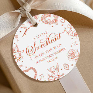 Eine kleine Süße Valentinstag-Baby-Party Geschenkanhänger