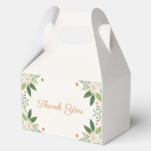 Eine kleine Süsse Zitrus Grapefruit Botanisch Geschenkschachtel (Rückseite)