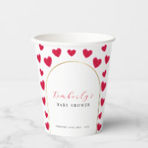 Eine kleine Sweetheart Arch Valentines Baby Dusche