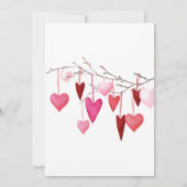 Eine kleine Sweetheart Baby-Dusche Einladung (Rückseite)