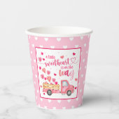 Eine kleine Sweetheart Baby-Dusche Pappbecher (Vorderseite)