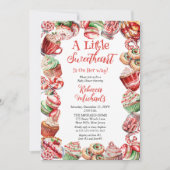 Eine kleine Sweetheart Bäckerei Frame Baby Dusche Einladung (Vorderseite)