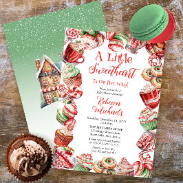 Eine kleine Sweetheart Bäckerei Frame Baby Dusche Einladung