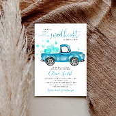 Eine kleine Sweetheart Hearts Baby Dusche Einladung