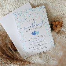 Eine kleine Sweetheart Valentine Baby Dusche lädt 