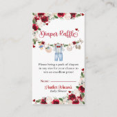 Eine kleine Sweetheart Valentine Boy Baby Dusche Begleitkarte (Vorderseite)