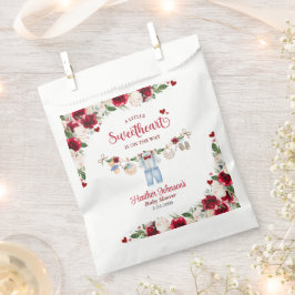 Eine kleine Sweetheart Valentine Boy Baby Dusche Geschenktütchen