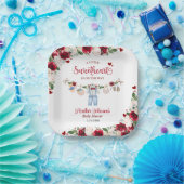 Eine kleine Sweetheart Valentine Boy Baby Dusche Pappteller (Party)