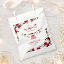 Eine kleine Sweetheart Valentine Girl Baby Dusche