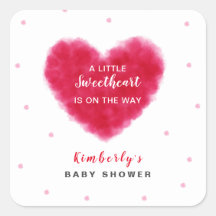 Eine kleine Sweetheart Valentines Babydusche