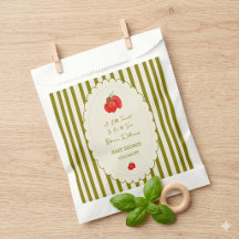 Eine kleine Tomate hängt am Weinstock - Babyparty