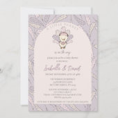 Eine kleine Türkei ist auf dem Weg Autumn Baby Sho Einladung (Vorderseite)