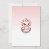 Eine kleine Türkei ist auf dem Weg zur Einladung,  Einladung (Rückseite)