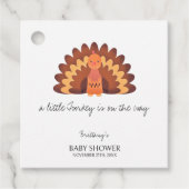 Eine kleine türkische Erntedank-Kinderdusche Geschenkanhänger (Vorderseite)