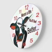 Eine kleine Wanduhr (Winkel)