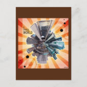 Eine kleine Welt Postkarte (Vorderseite)